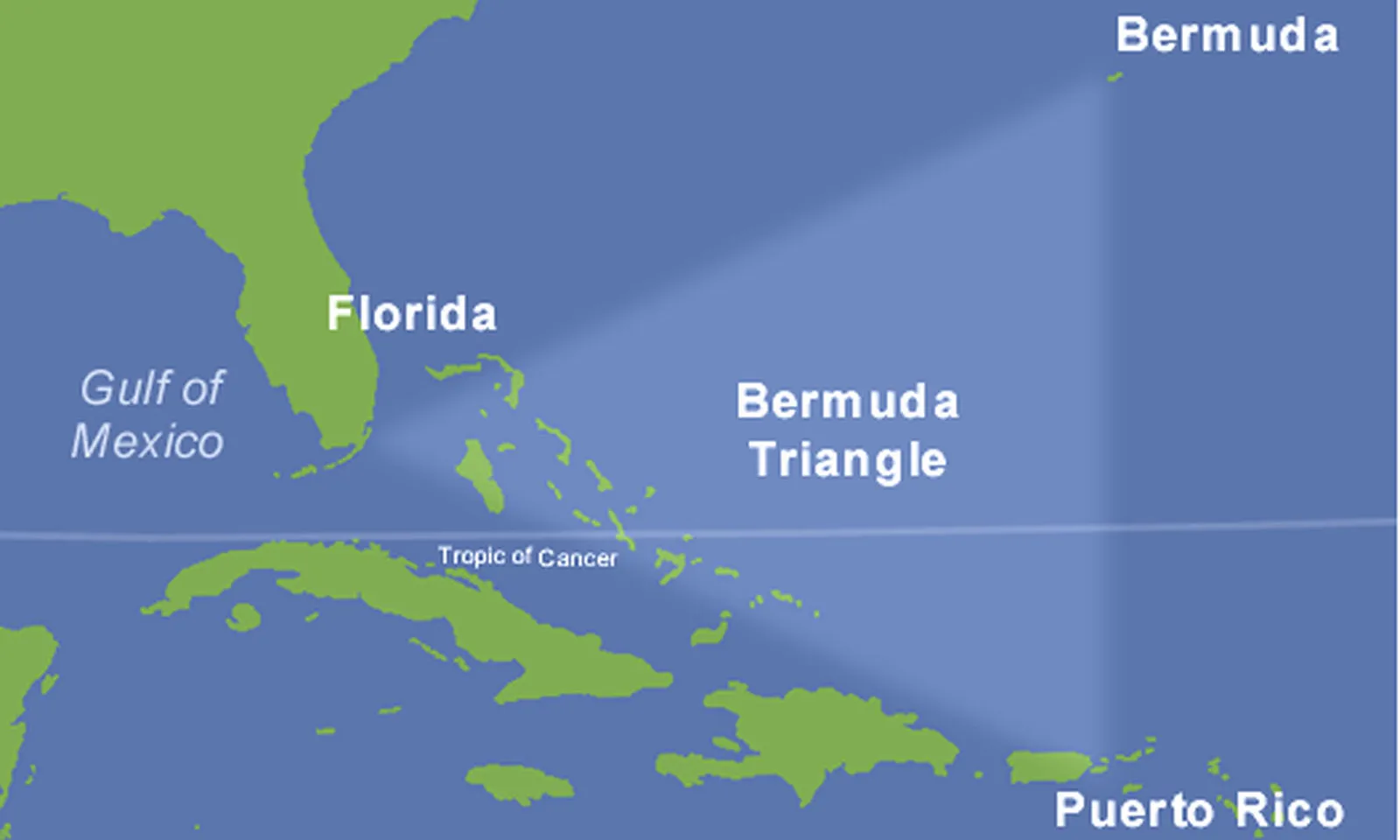 Phát hiện lớp đá dày 20km dưới Tam giác Bermuda
