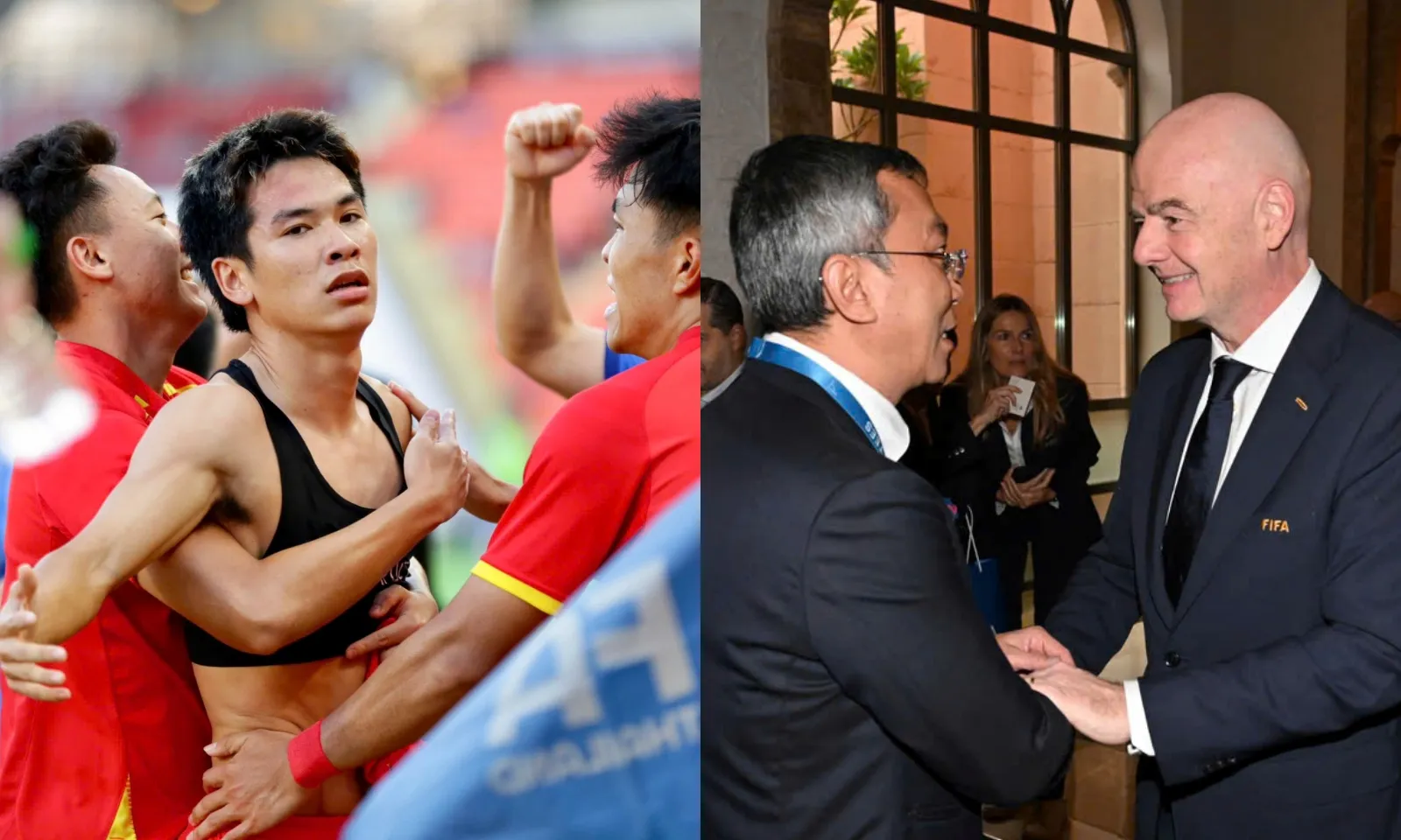 Chủ tịch FIFA chúc bóng đá Việt Nam lập hat-trick huy chương vàng SEA Games