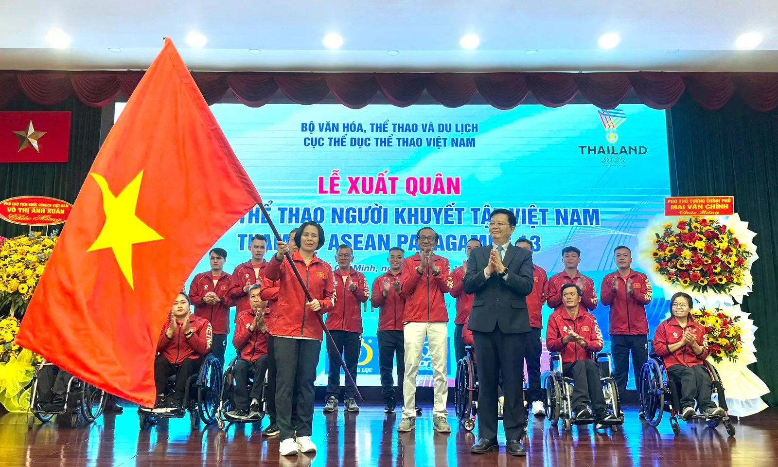 Đoàn Thể thao người khuyết tật Việt Nam xuất quân dự ASEAN Para Games 13