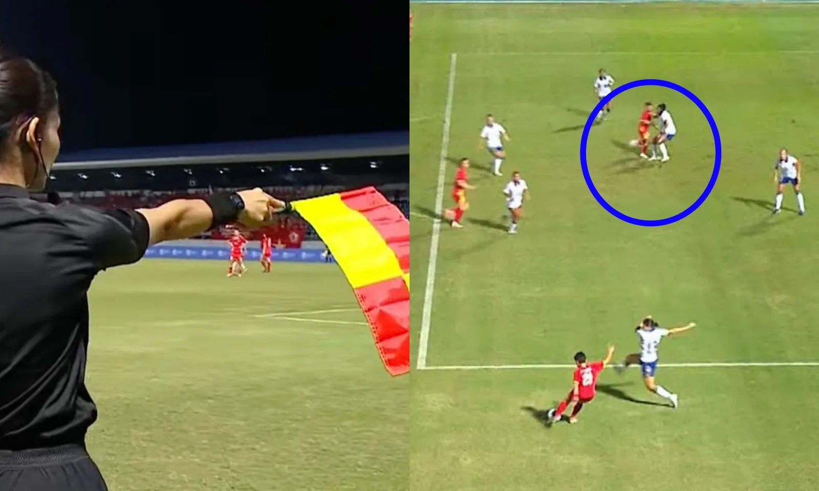 SỐC! Tuyển nữ Việt Nam bị trọng tài cướp trắng bàn thắng không tưởng