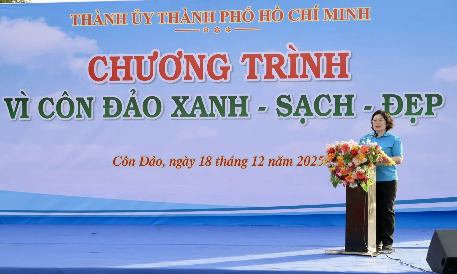Thành ủy TPHCM phát động chương trình Vì Côn Đảo xanh - sạch - đẹp”