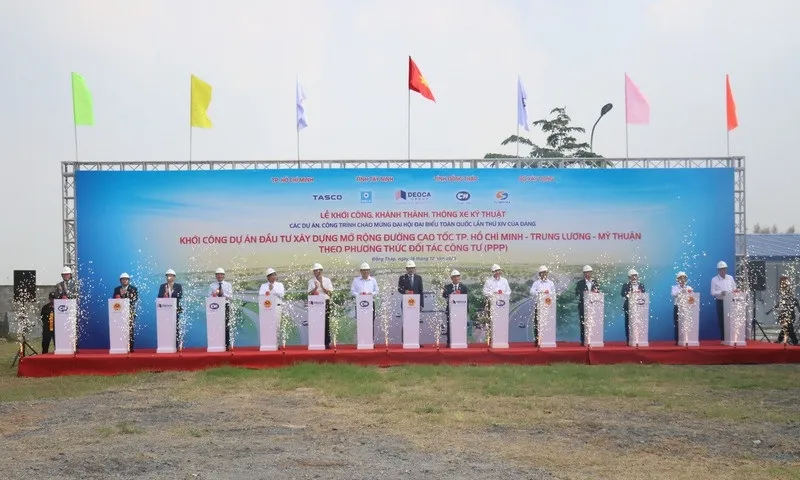 Khởi công dự án mở rộng cao tốc TPHCM - Trung Lương - Mỹ Thuận