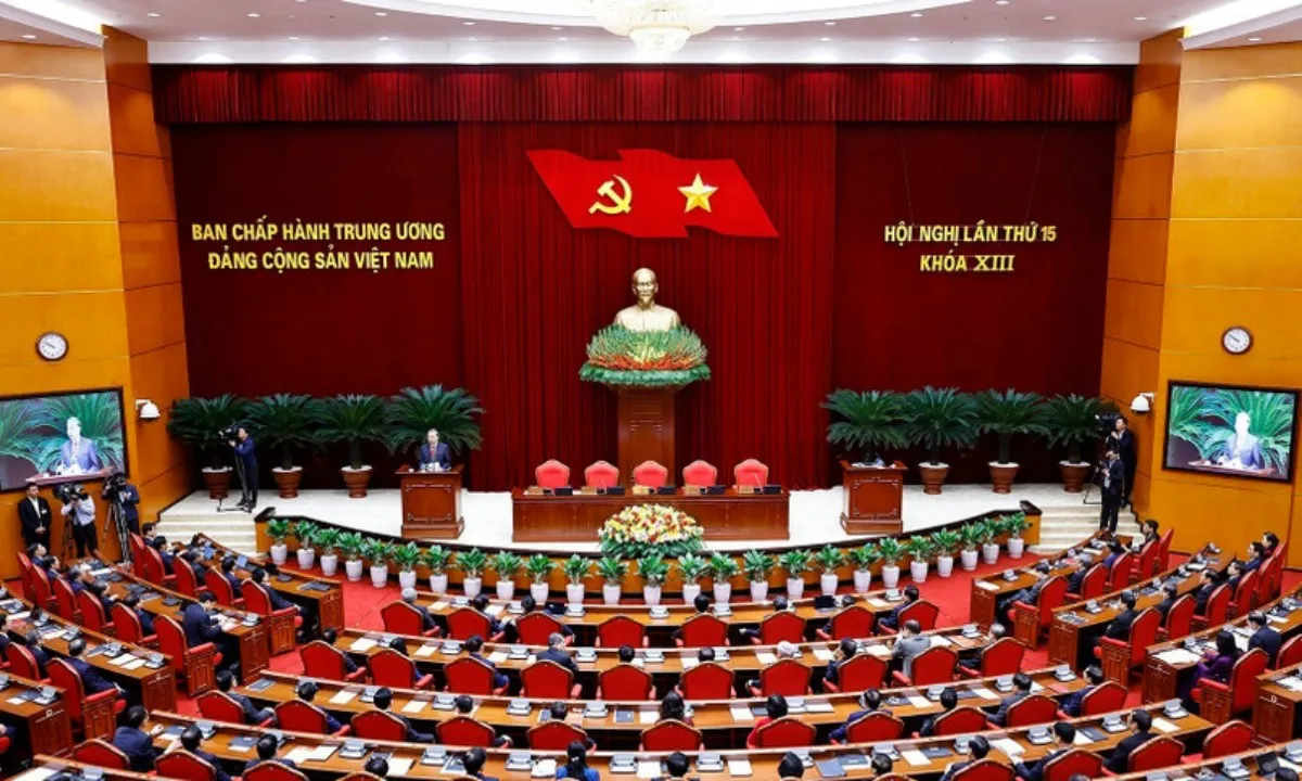 Thông báo Hội nghị lần thứ 15 Ban Chấp hành Trung ương Đảng khóa XIII