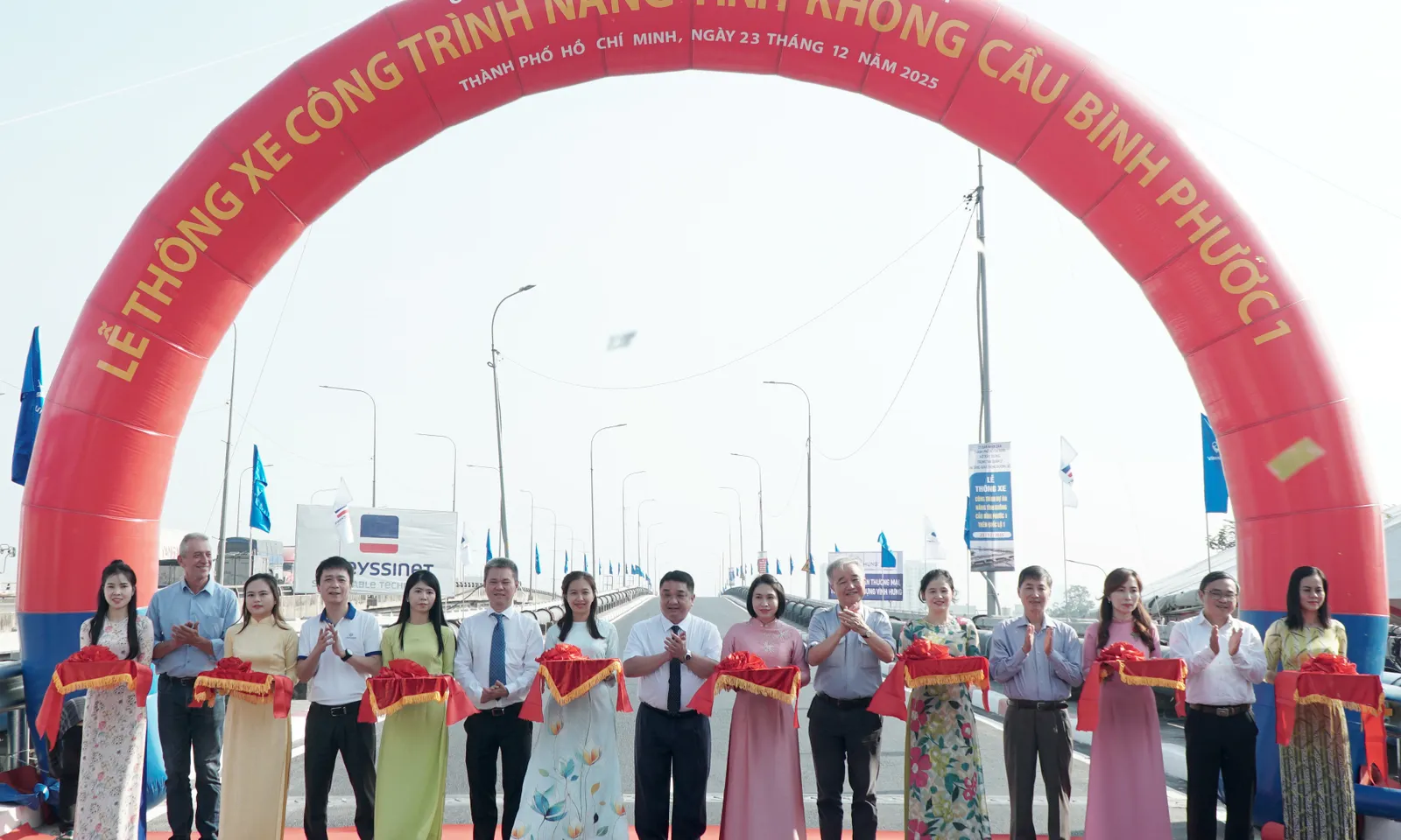 TPHCM thông xe cầu Bình Phước 1, đồng bộ tĩnh không các cầu trên sông Sài Gòn 