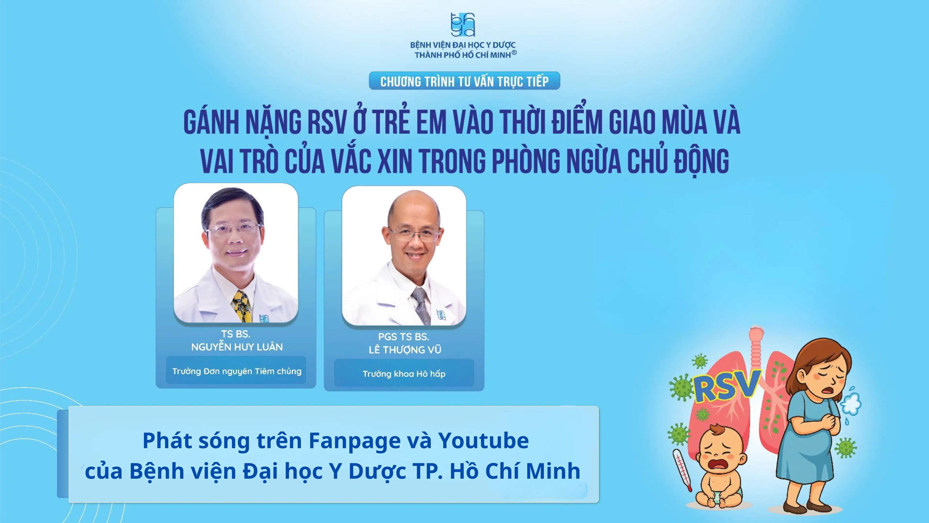 Chương trình tư vấn về bệnh RSV ở trẻ em