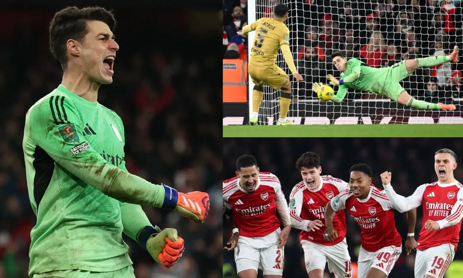 Kepa đập tan chu kì thất bại 3 năm trên chấm penalty Carabao Cup 