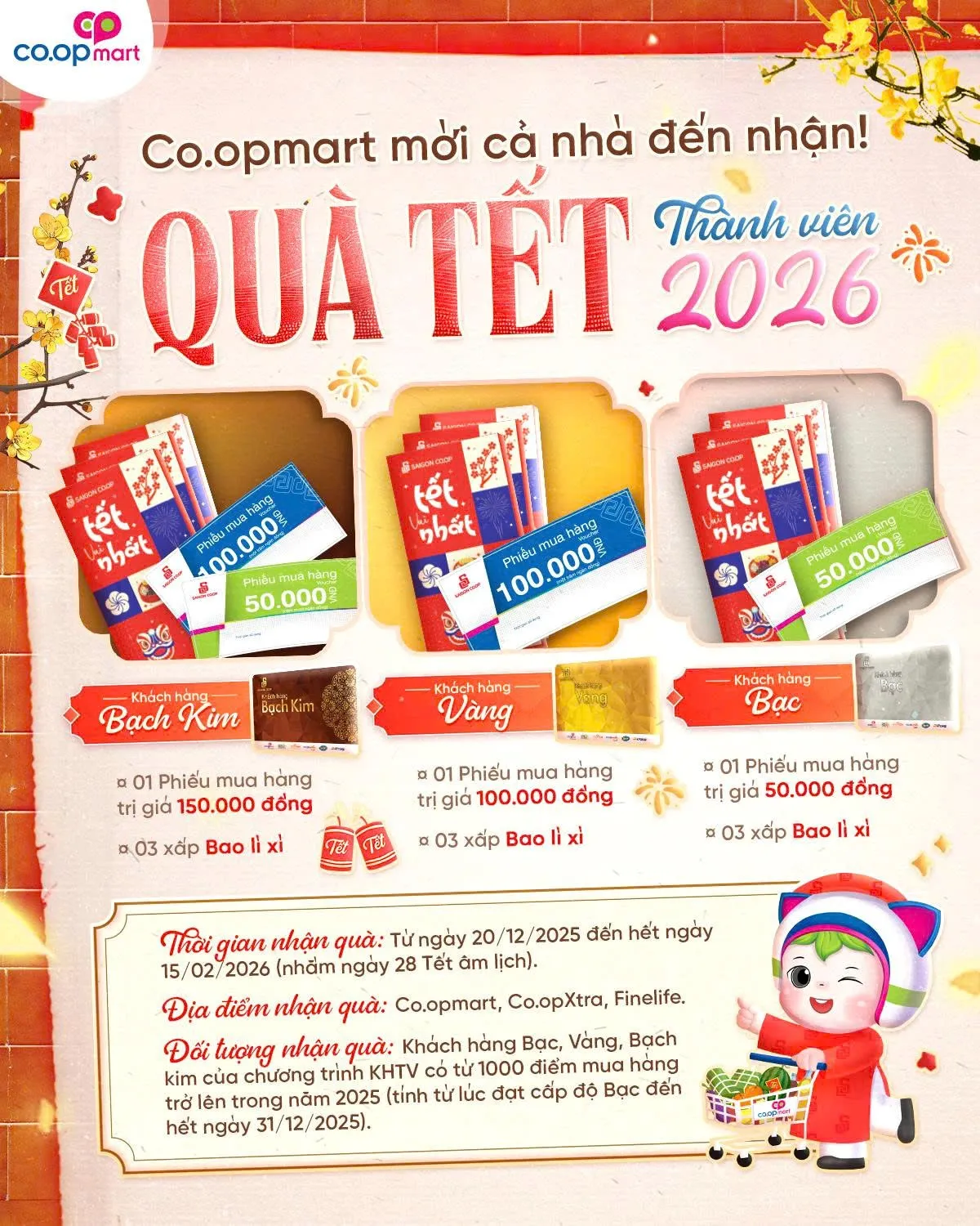 H5-Khách hàng thành viên Saigon Co.op nhận quà Tết 2026
