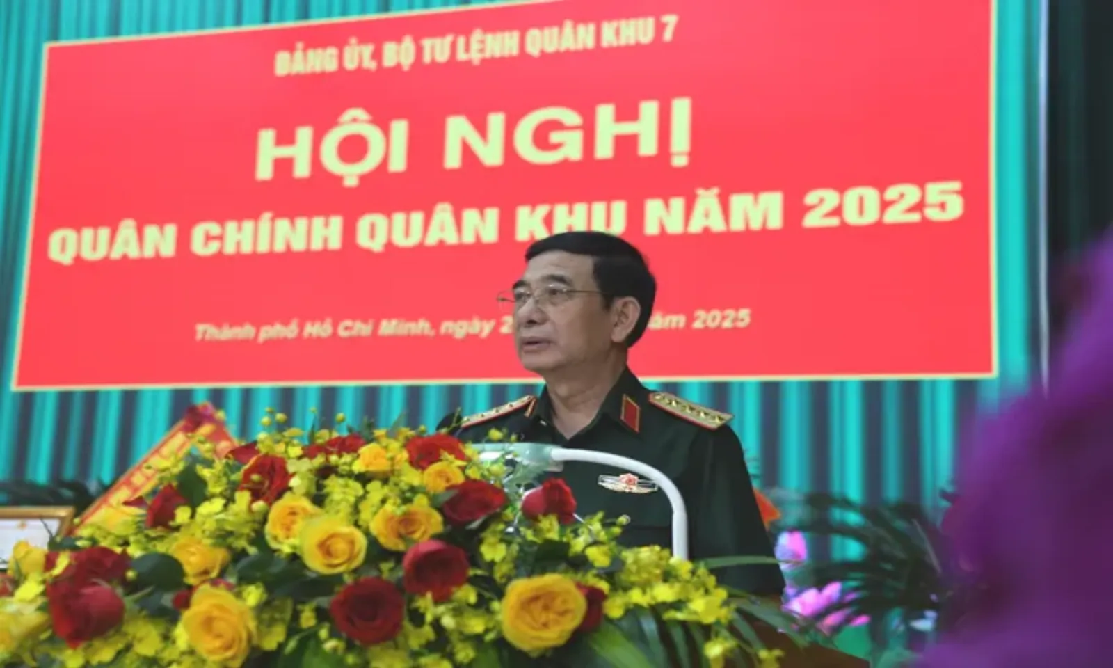 Đại tướng Phan Văn Giang phát biểu chỉ đạo hội nghị - Ảnh - GGPO