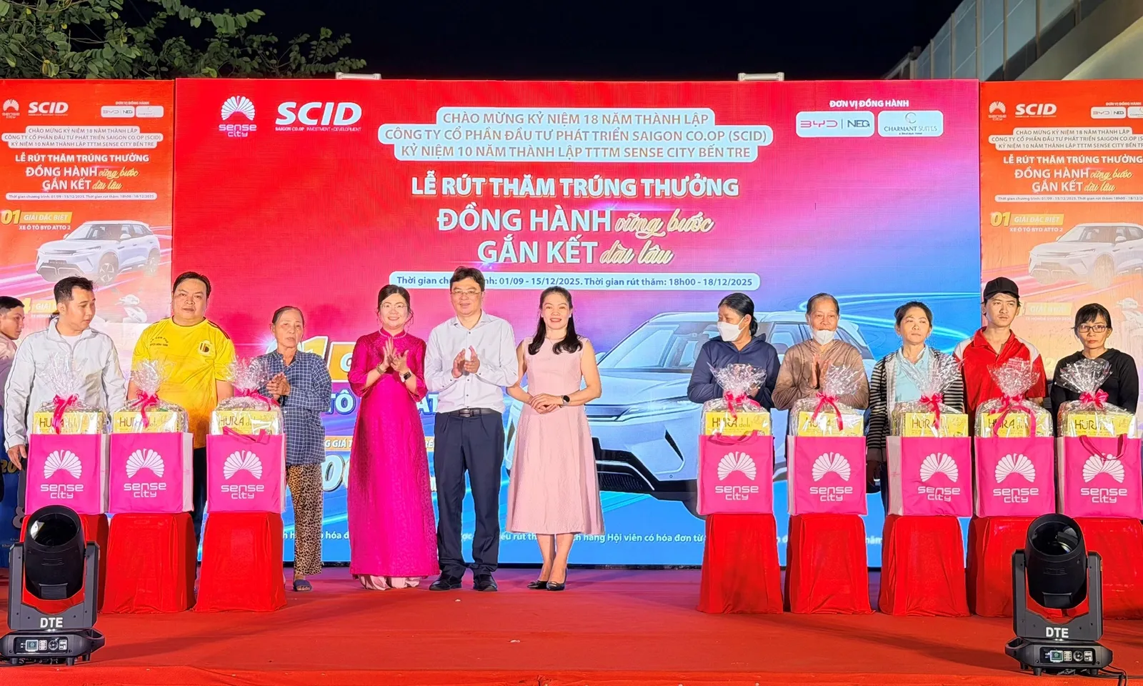 SCID và TTTM Sense City Bến Tre: “Đồng hành vững bước-gắn kết lâu dài”