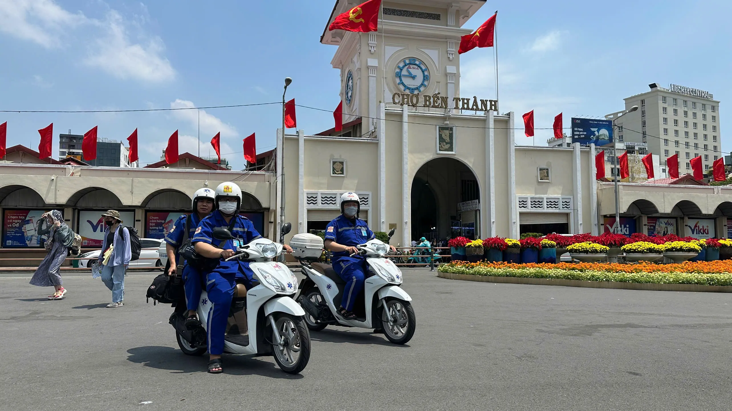 Mô hình xe cứu thương 2 bánh chuyên dụng