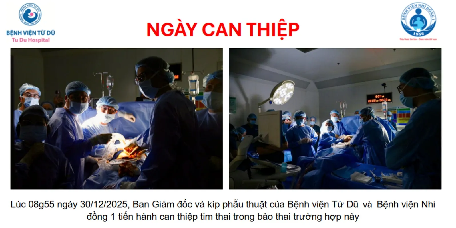 Ekip Bác sĩ phẫu thuật cho bệnh nhân