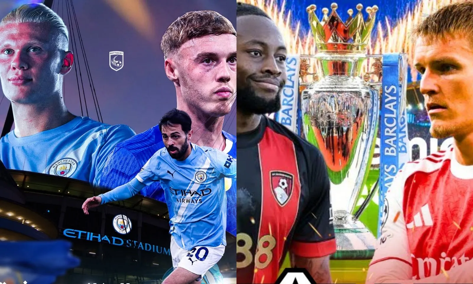 Lịch thi đấu Ngoại hạng Anh vòng 20: Man City vs Chelsea | Bournemouth vs Arsenal 