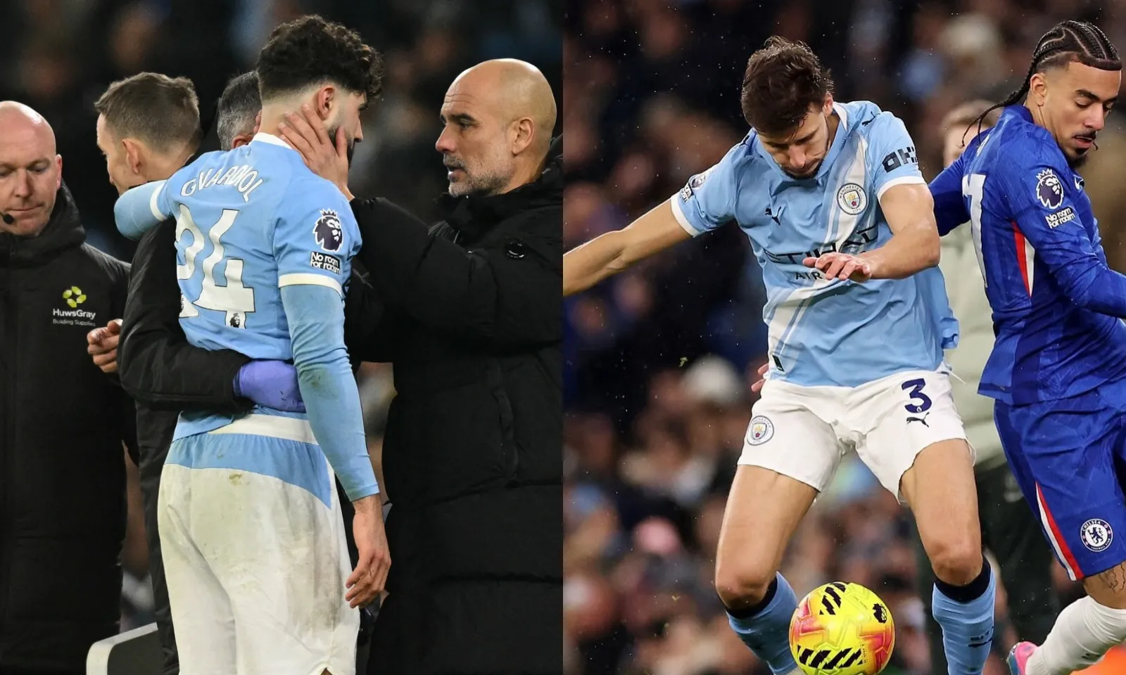 Man City tan nát hàng thủ sau trận hoà Chelsea