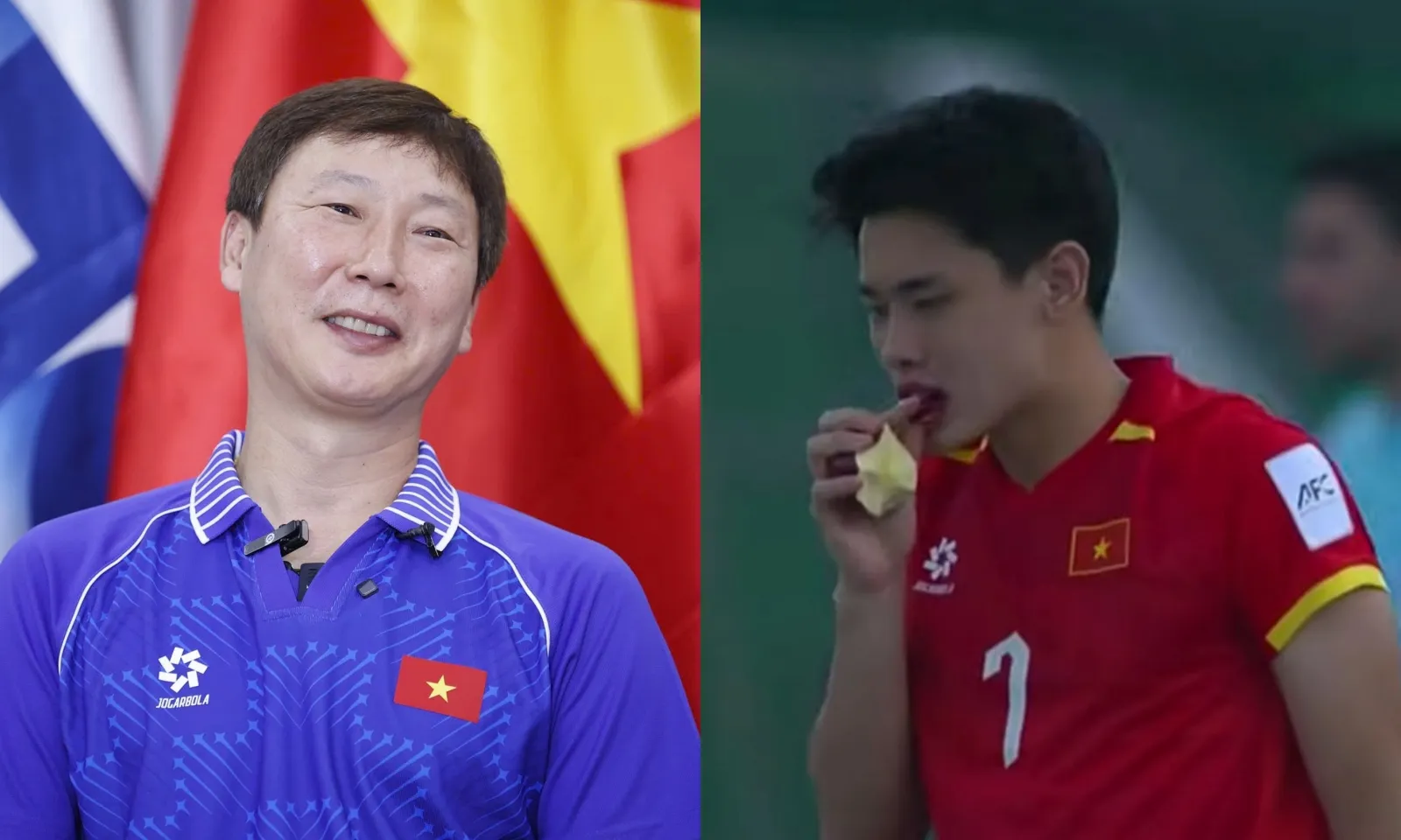 Thầy Kim tiết lộ lý do Đình Bắc say sưa ăn món đặc biệt ngay trên sân