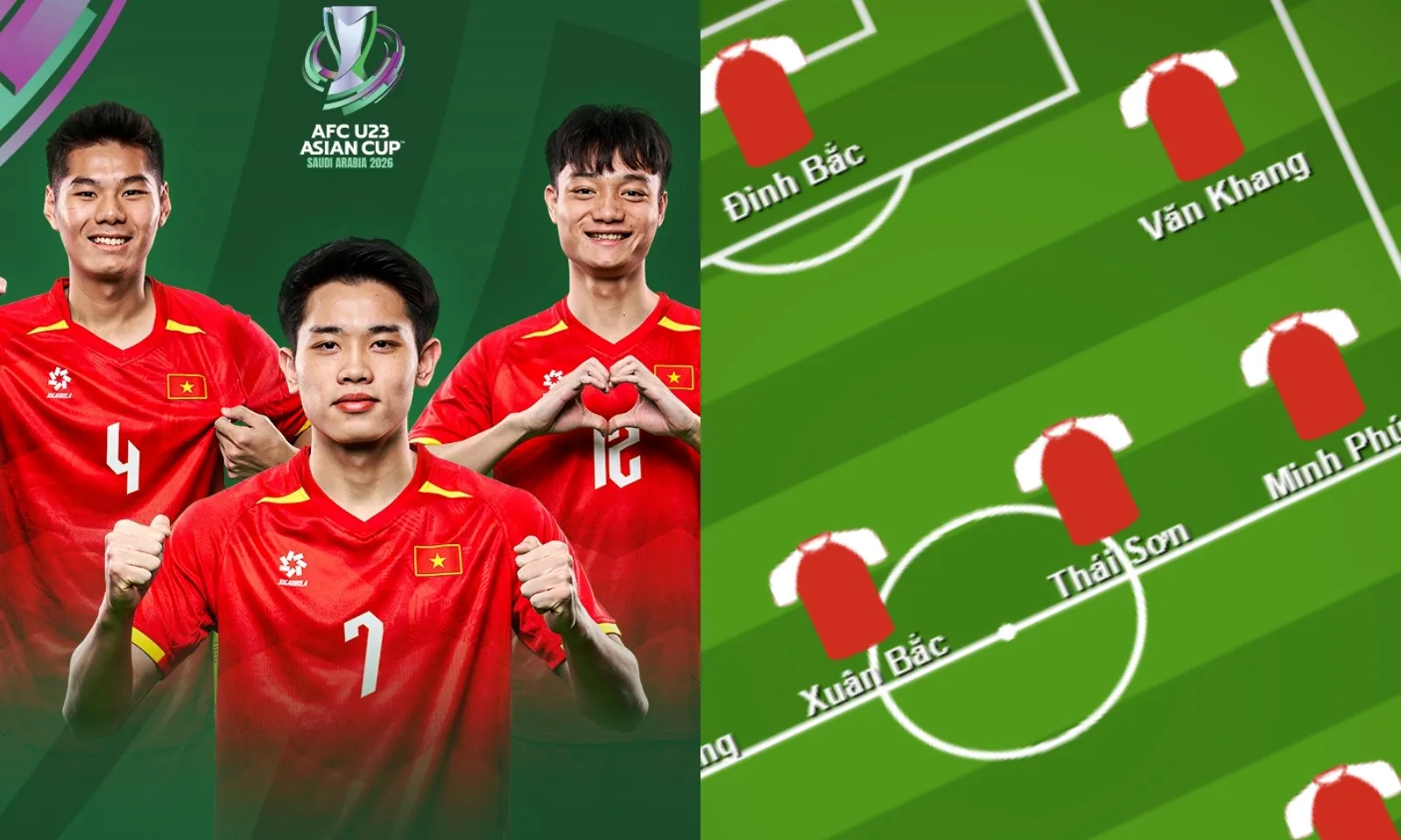 Đội hình dự kiến U23 Việt Nam vs U23 Kyrgyzstan: Thần đồng 18 tuổi | Biến số trung tuyến 