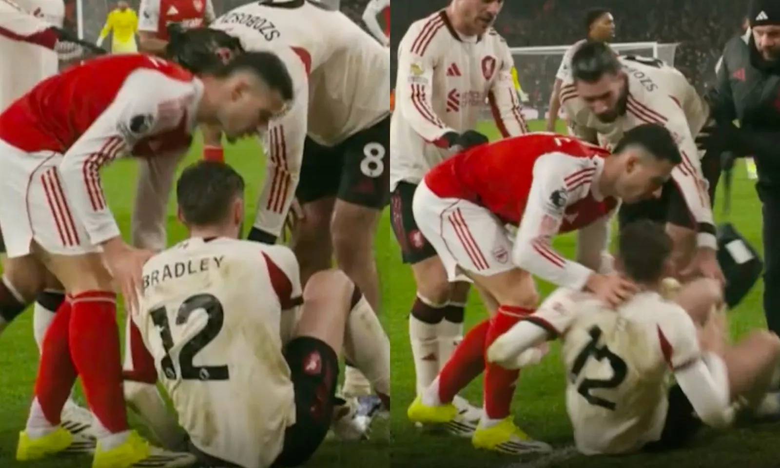 Martinelli hối lỗi vì nghi oan, xô sao Liverpool phải rời sân trên cáng