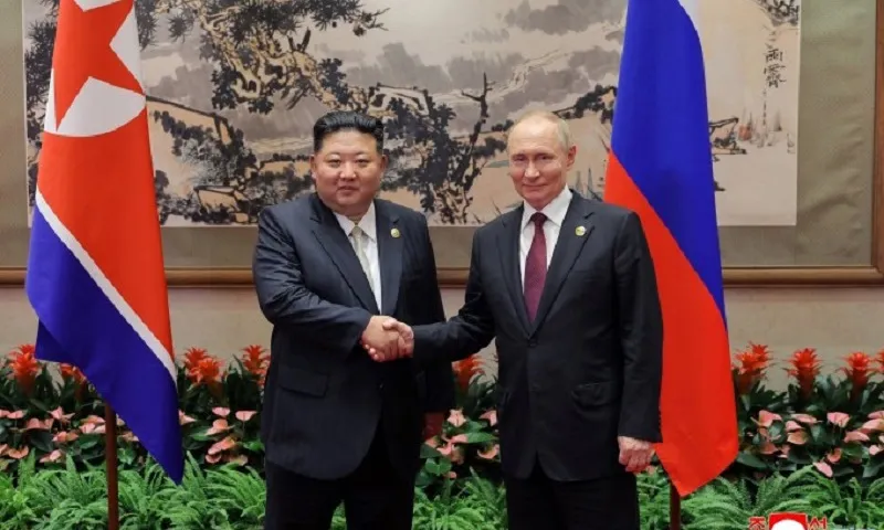 Nhà lãnh đạo Triều Tiên Kim Jong-un tuyên bố ủng hộ ông Putin vô điều kiện