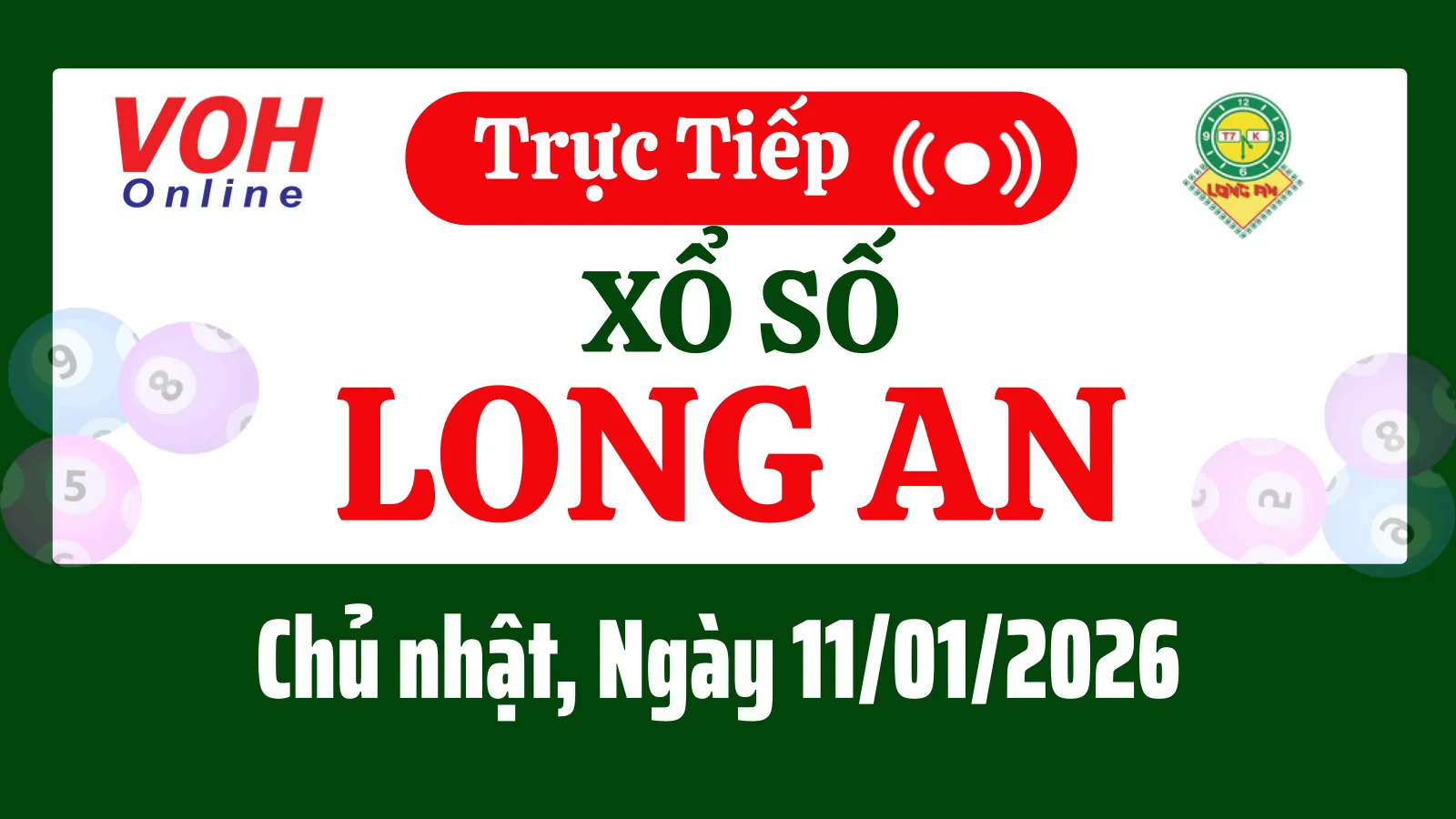 XSLA 10/1 - Kết quả xổ số Long An hôm nay thứ 7 ngày 10/1/2026