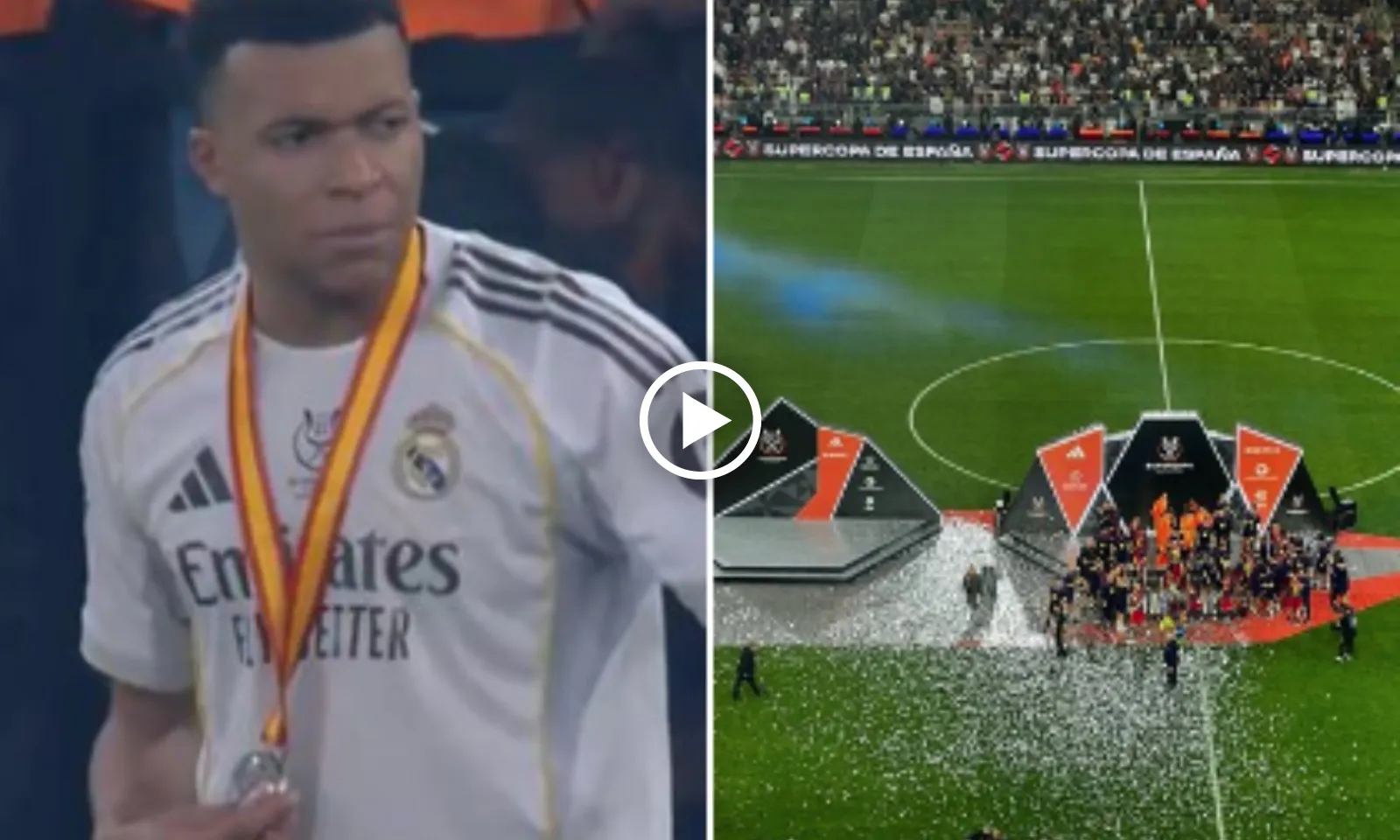 VIDEO: Mbappe ra lệnh đồng đội không chúc mừng Barca, sao Real Madrid tự hủy