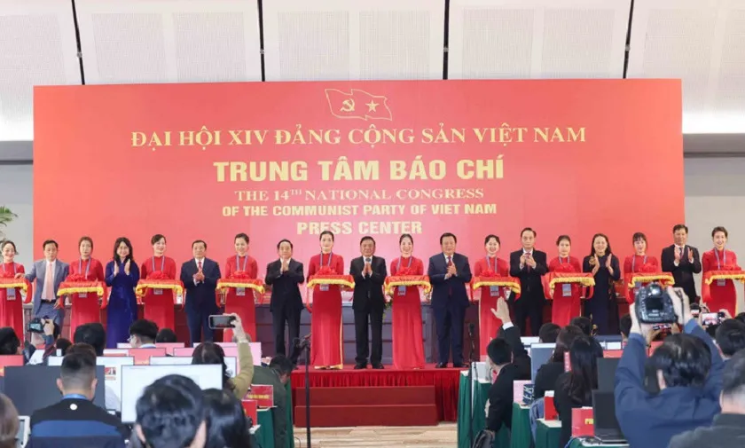 Có 597 phóng viên, kỹ thuật viên đăng ký đưa tin về Đại hội đại biểu toàn quốc lần thứ XIV của Đảng
