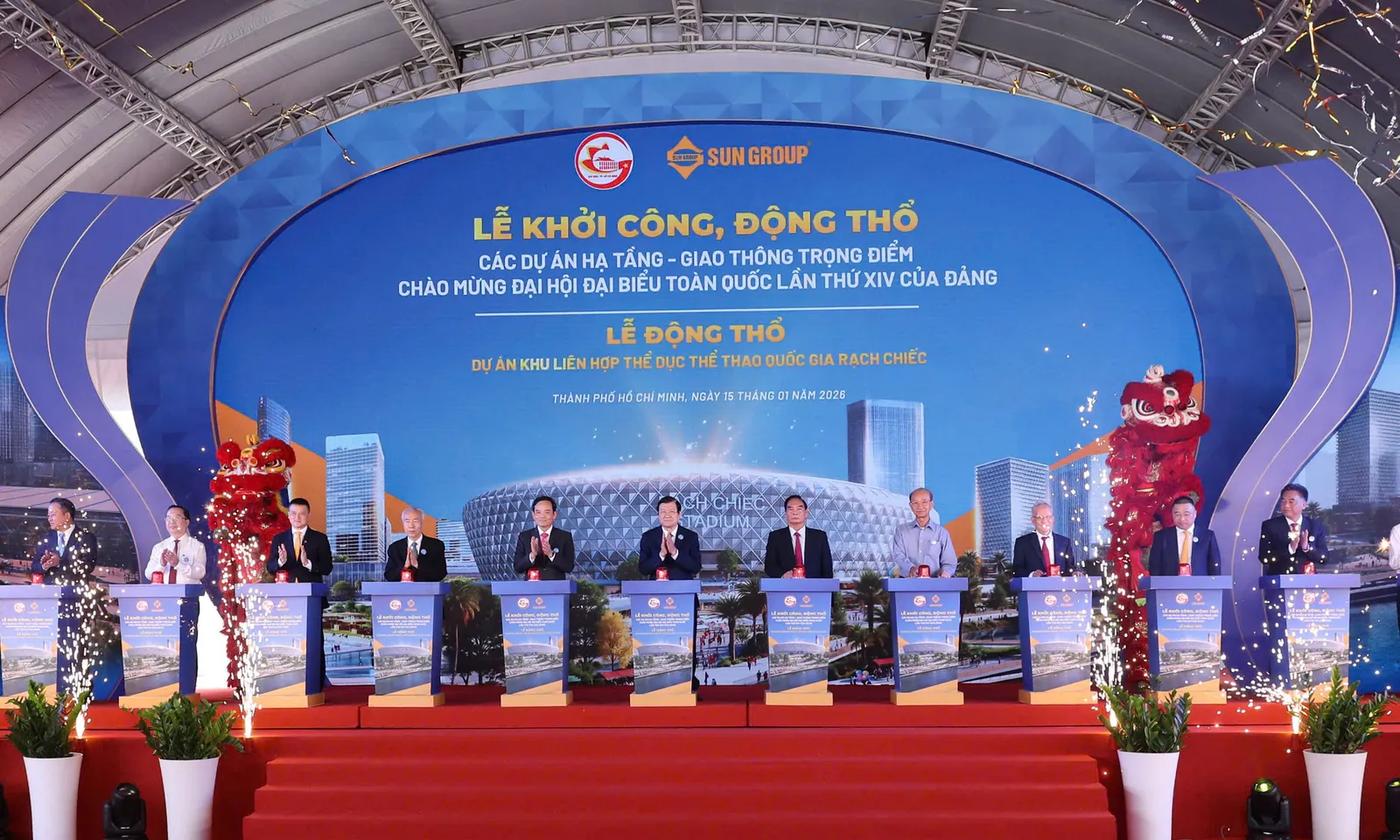 TPHCM khởi công 4 dự án hạ tầng gần 240.000 tỷ, đặt nền cho đô thị toàn cầu