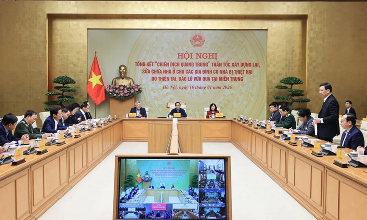 Sau bão lũ, mái ấm hồi sinh từ Chiến dịch Quang Trung thần tốc