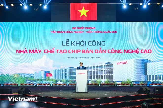 Thủ tướng Phạm Minh Chính phát biểu tại sự kiện. Ảnh Vietnam+