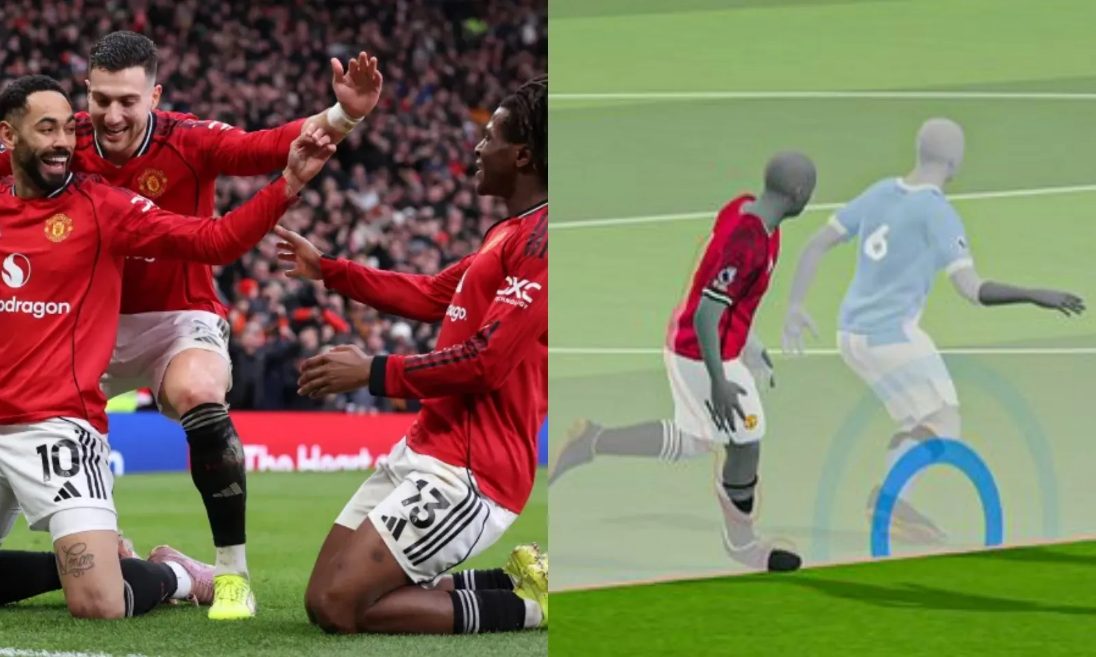 Khó tin! MU sút tung lưới Man City 5 lần nhưng chỉ thắng 2-0