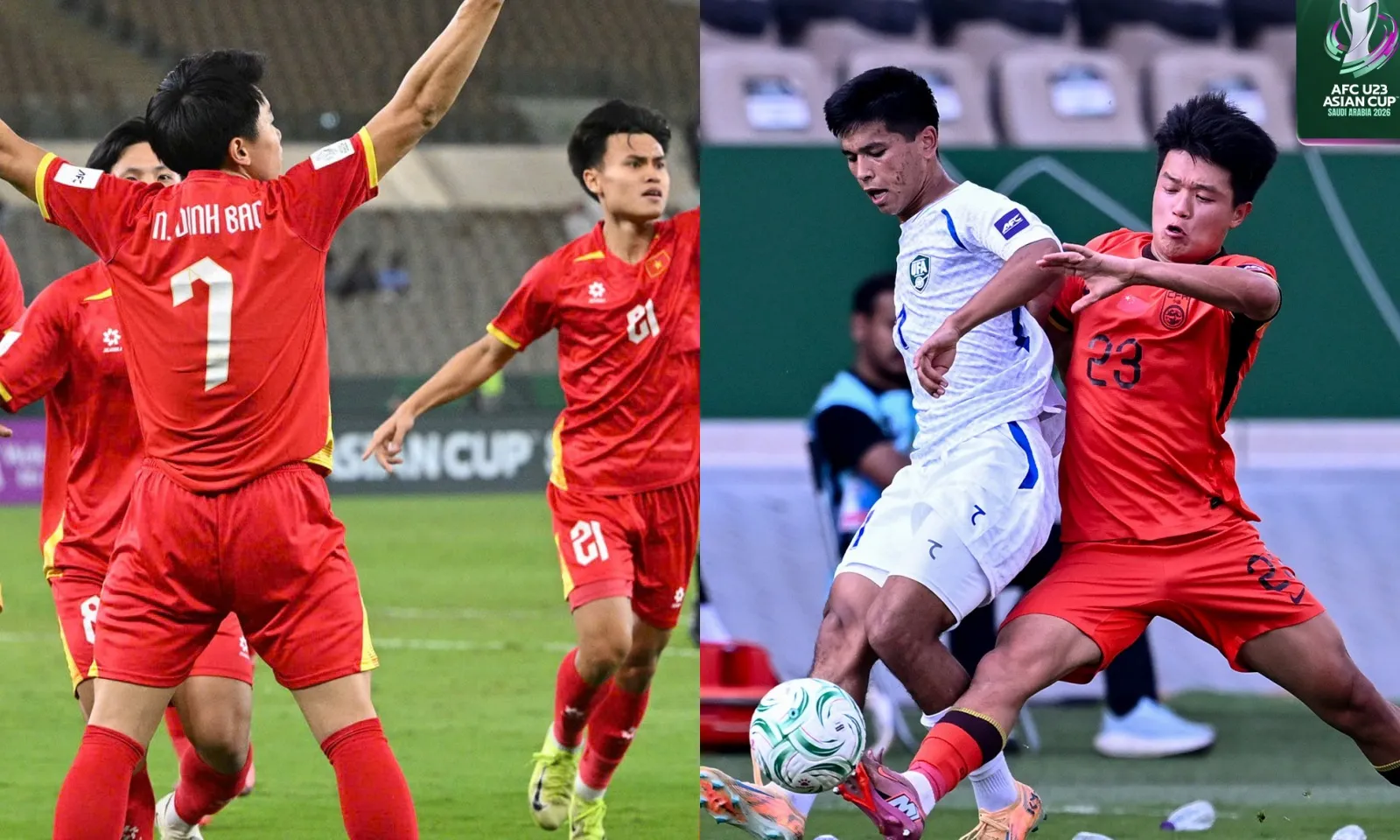 U23 Trung Quốc thắng sốc U23 Uzbekistan, gặp U23 Việt Nam ở Bán kết