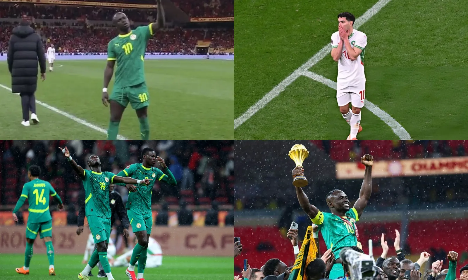 Drama Chung kết AFCON: Tuyển Senegal bỏ giải trước khi vô địch | Sao Real Madrid sút hỏng penalty