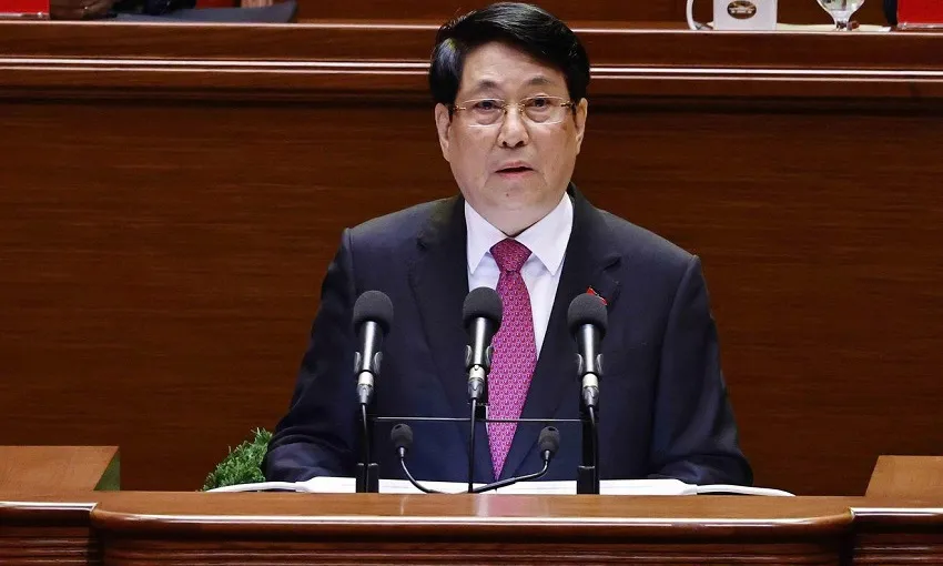 Chủ tịch nước Lương Cường trình bày diễn văn khai mạc Đại hội XIV của Đảng