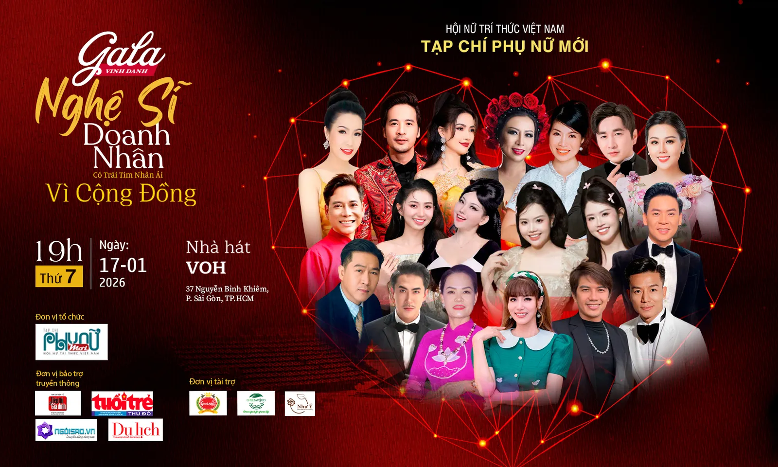 Lan tỏa giá trị nhân ái tại Chương trình “Vinh danh những Trái tim Nhân ái, Vì cộng đồng 2025”