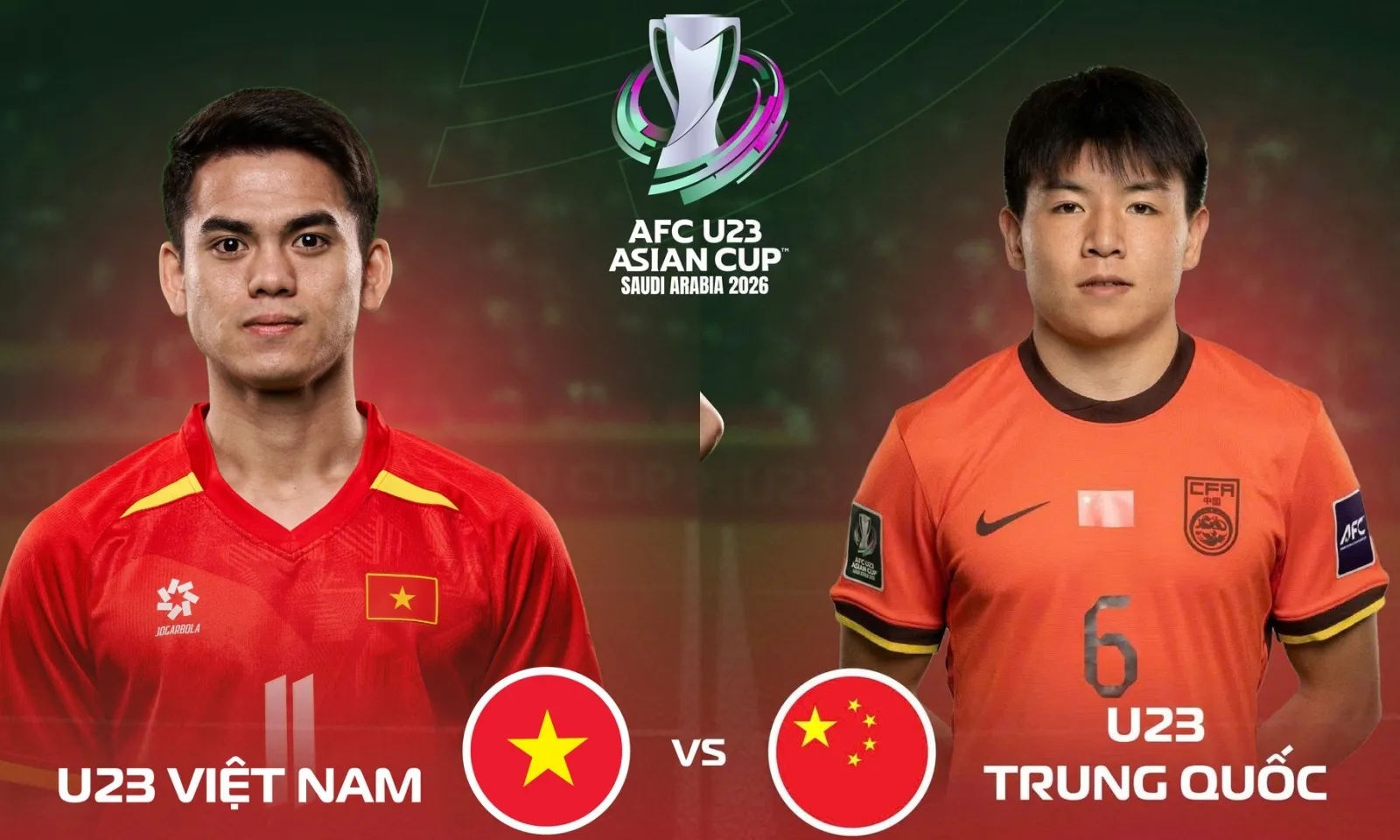 TRỰC TIẾP U23 Việt Nam vs U23 Trung Quốc (22h30 hôm nay): Đình Bắc dự bị | Gà son đá chính