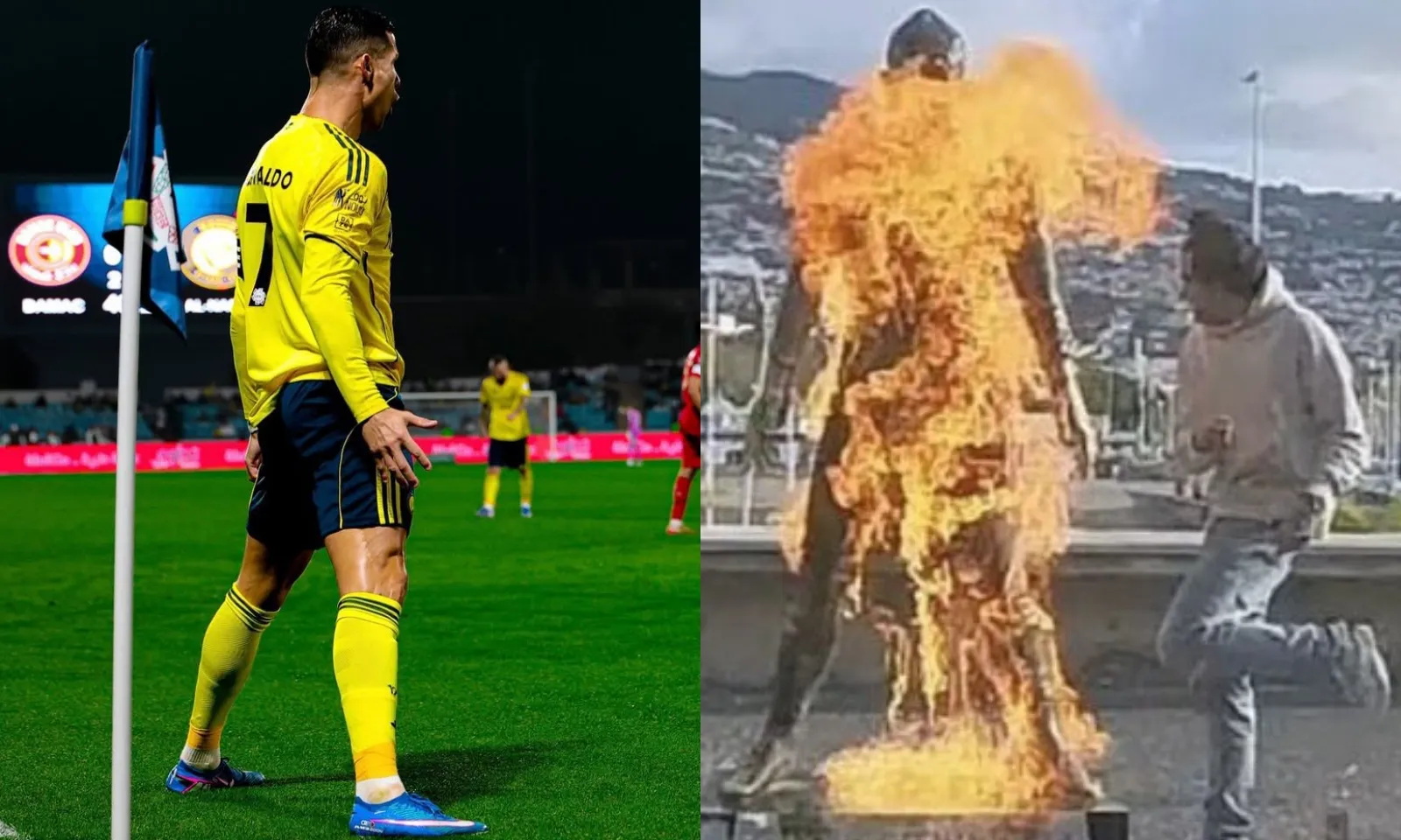 Ronaldo đáp trả đanh thép vụ đốt tượng