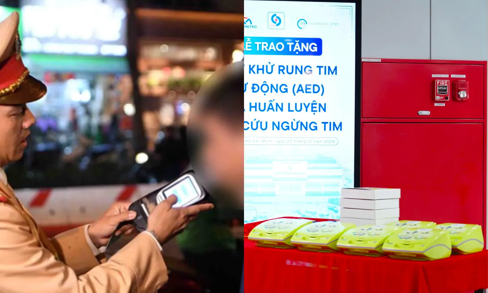 Điểm tin chiều 23/1: Hơn 1.700 tài xế có nồng độ cồn | Trang bị máy khử rung tim tại metro TPHCM