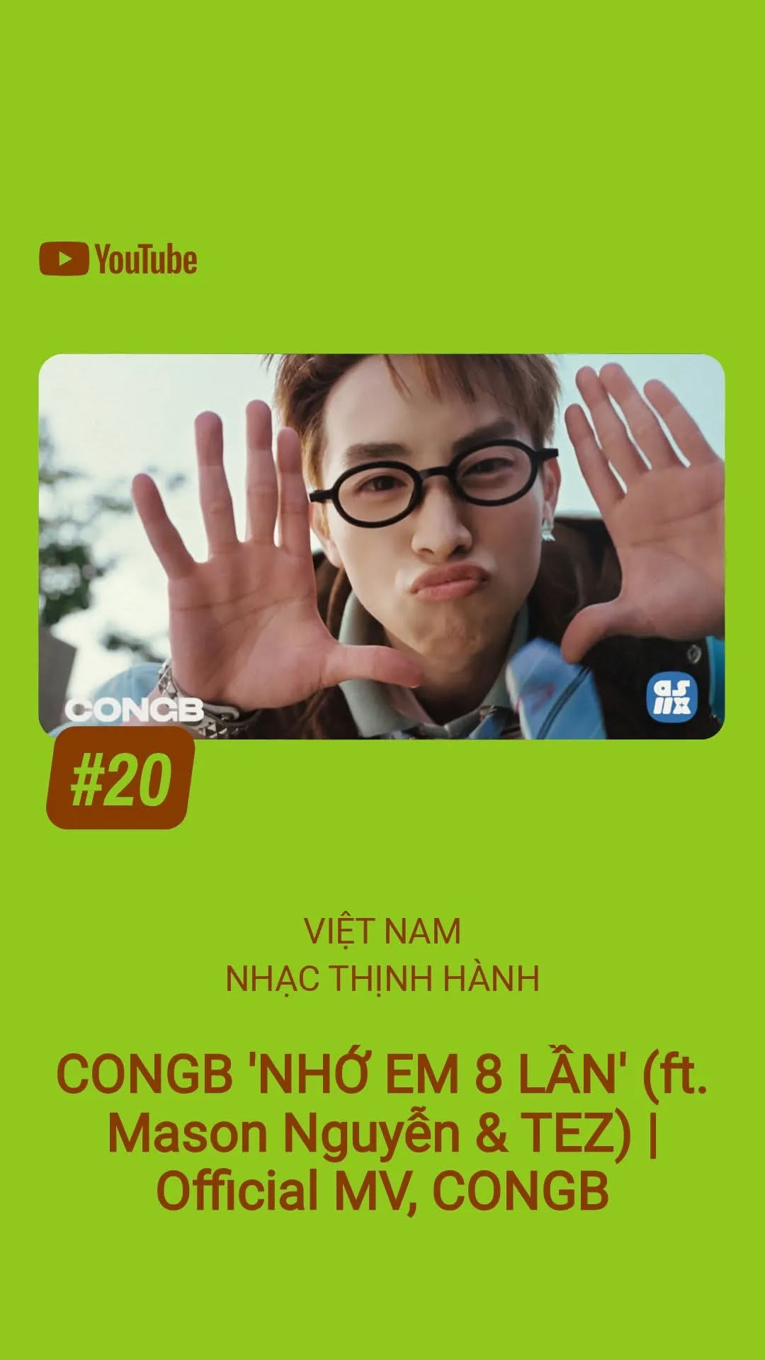 CONGB - Trending Youtube