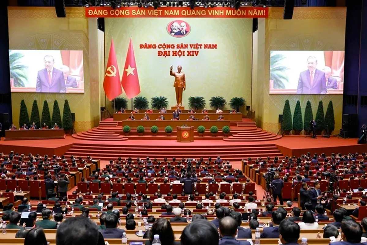 Quang cảnh Đại hội XIV của Đảng - Ảnh TTXVN
