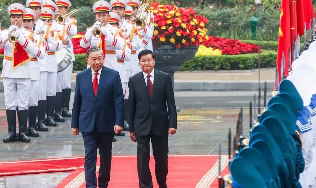 Tổng Bí thư, Chủ tịch nước Lào thăm cấp Nhà nước Việt Nam