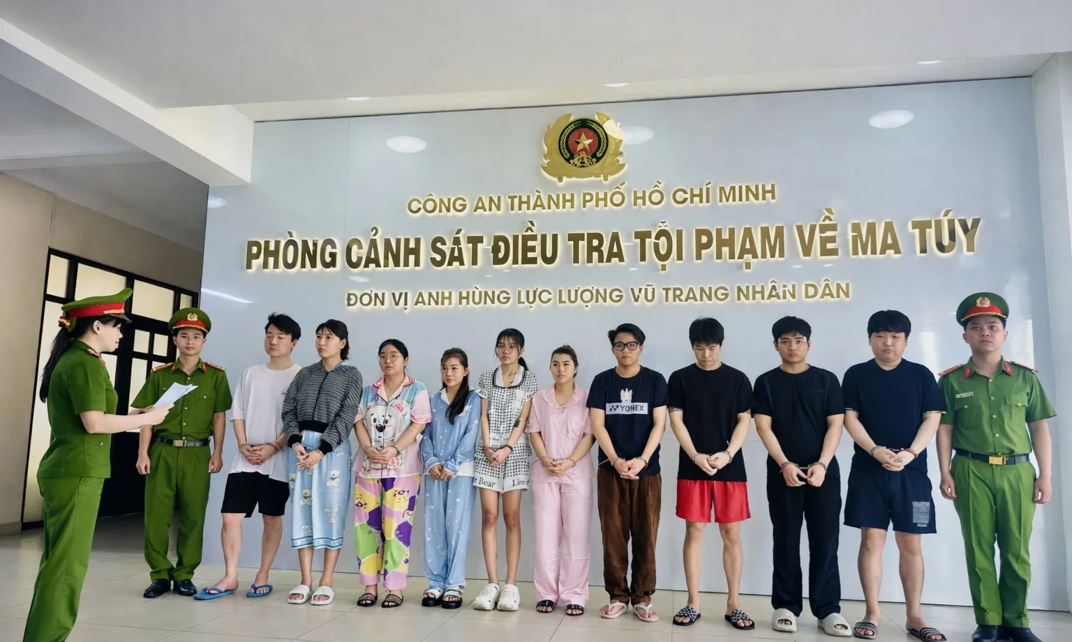  TPHCM bắt 8 người nước ngoài tàng trữ, sử dụng ma túy