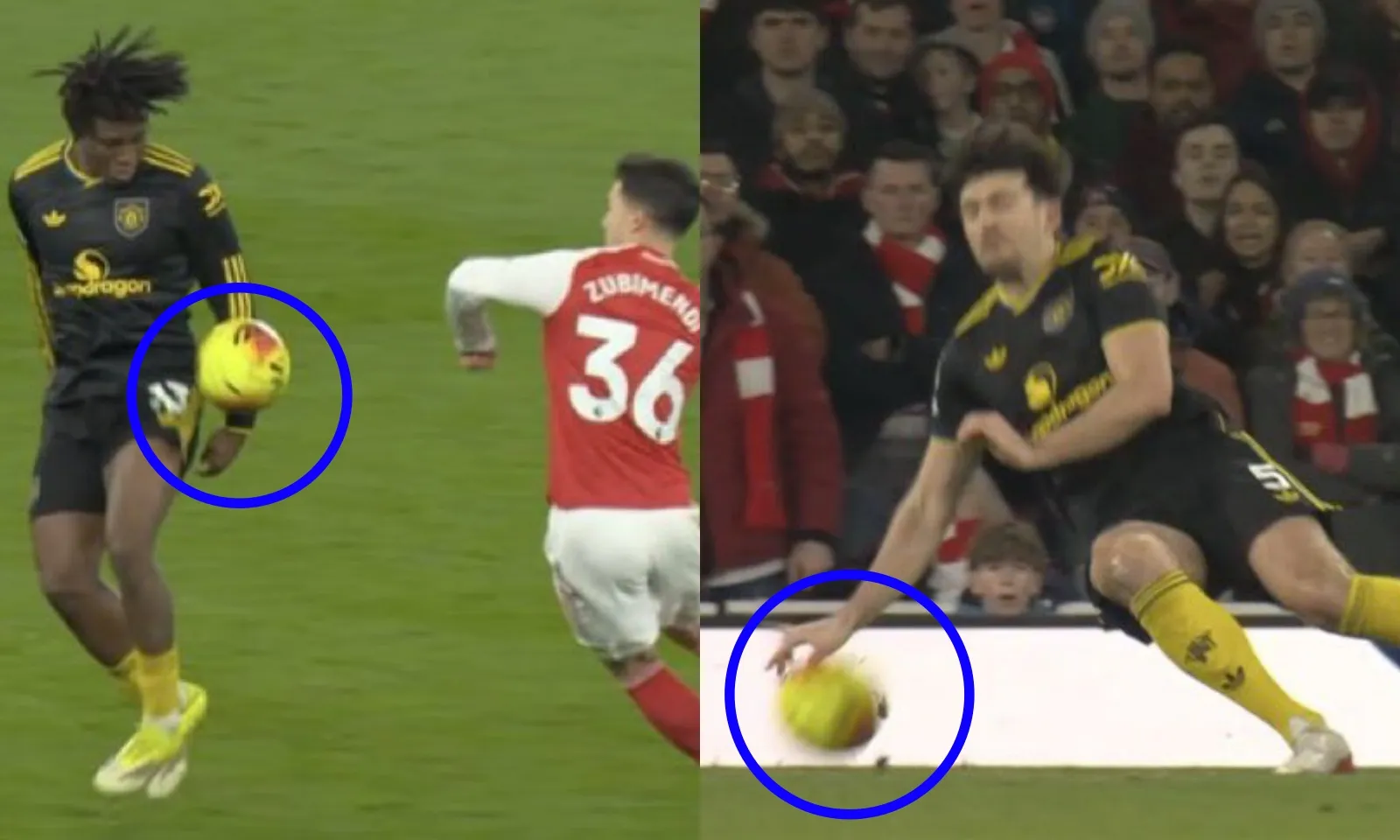 2 quyết định trọng tài tranh cãi khiến Arsenal thua MU