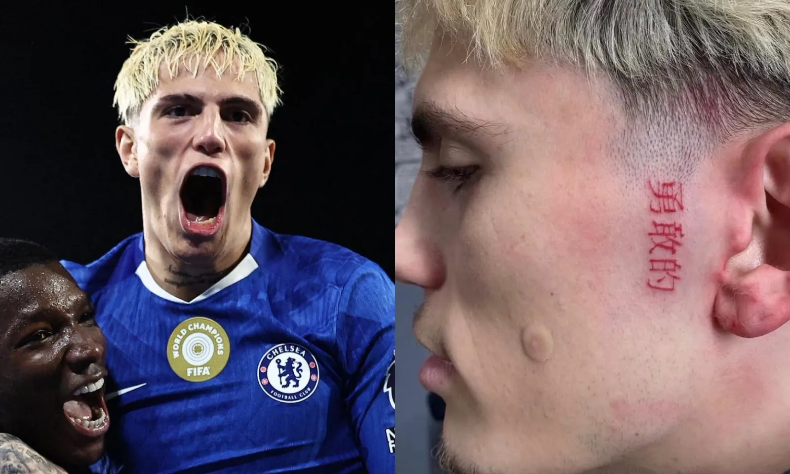 Ý nghĩa hình xăm mới trên mặt Garnacho