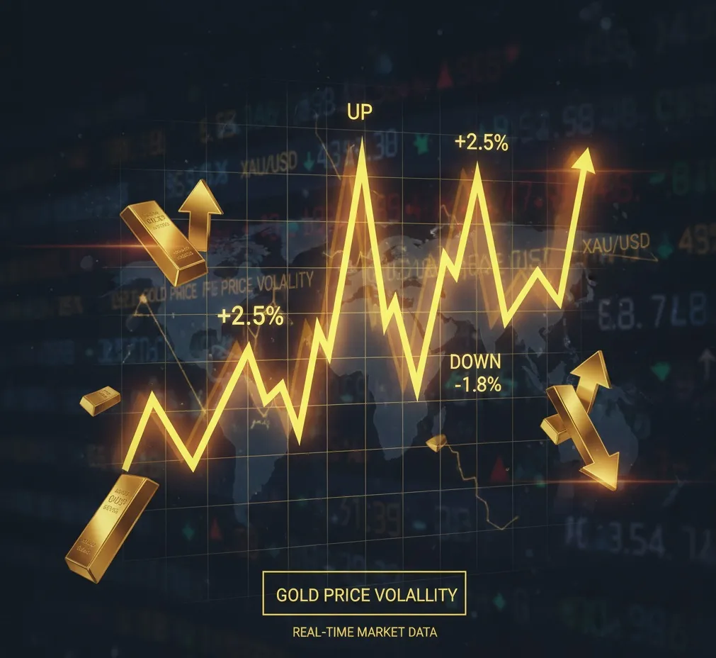 Giá vàng liên tục biến động thời gian qua