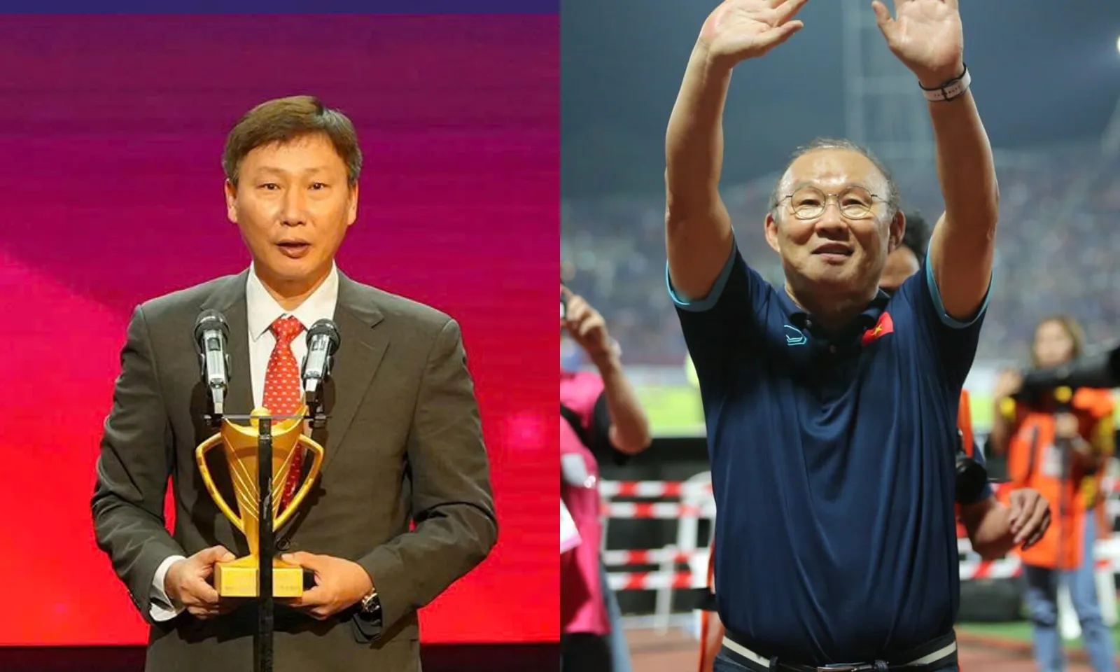 HLV Kim Sang-sik tiết lộ công lao của thầy Park trong năm đại thành công 