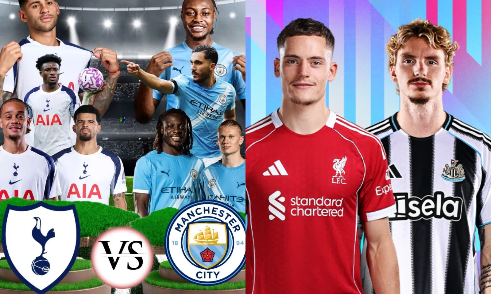Lịch thi đấu Ngoại hạng Anh vòng 24: Tottenham vs Man City | Liverpool vs Newcastle