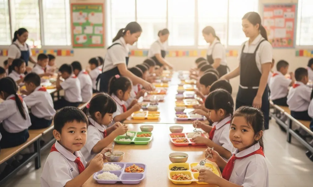 Các trường tại TPHCM phải rà soát, báo cáo suất ăn bán trú cho học sinh