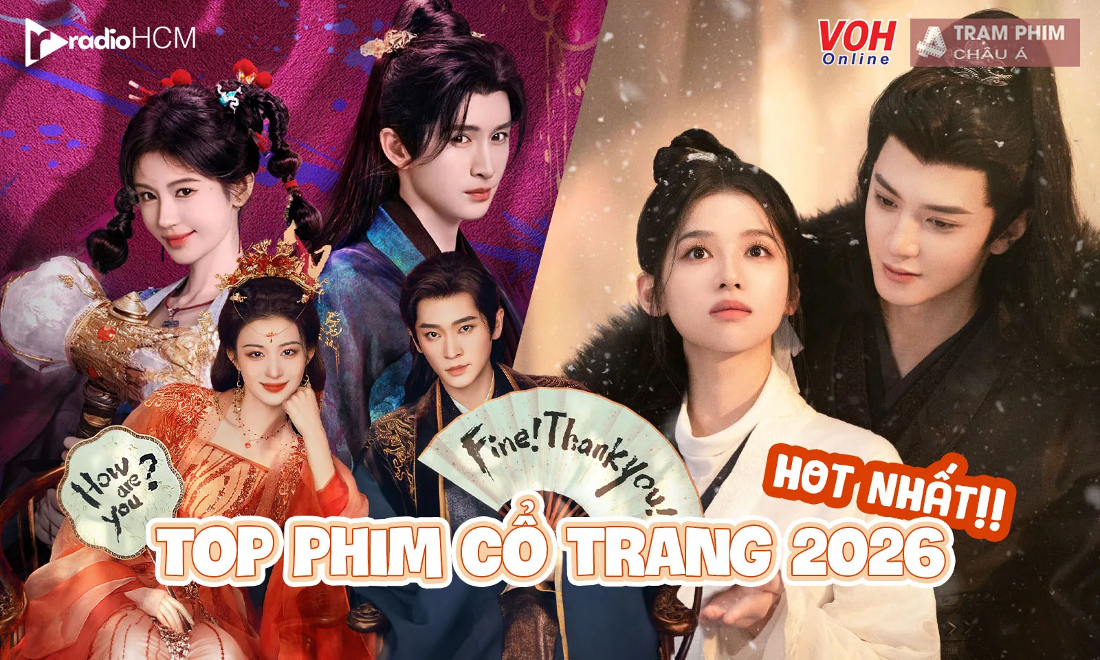 Top 30+ phim cổ trang Trung Quốc 2026 gây chú nhất, khó lòng bỏ lỡ