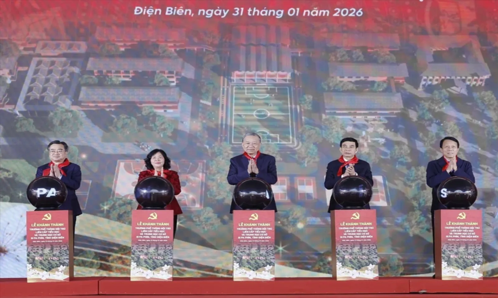 Tổng Bí thư Tô Lâm dự khánh thành trường nội trú hiện đại nhất vùng biên giới – Hình 1