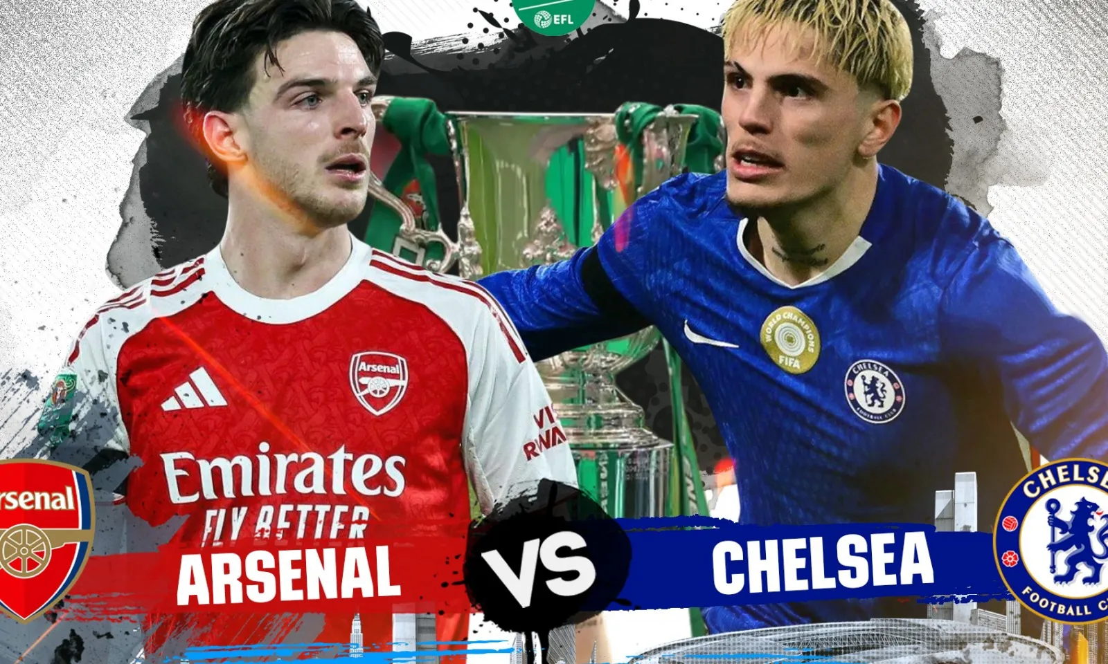 Nhận định Arsenal vs Chelsea (Bán kết lượt về Carabao Cup, 03h00 ngày 4/2): Rosenior xoá dớp?