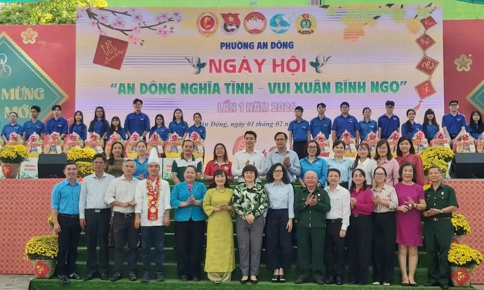 Sôi nổi ngày hội “An Đông nghĩa tình – Vui xuân Bính Ngọ - 2026”