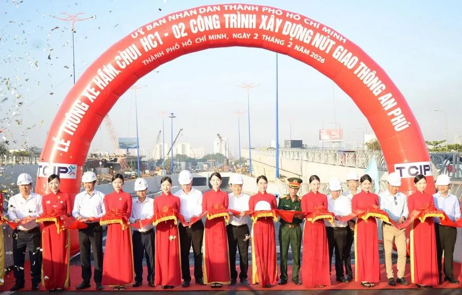 Thông xe hầm chui lớn nhất nút giao An Phú, giảm áp lực cửa ngõ Đông TPHCM